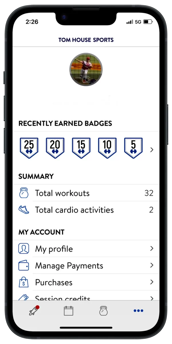 Player page app pic